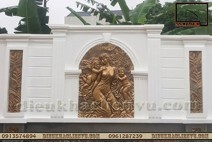 Liên Vũ- sản xuất, thi công tranh phù điêu châu Âu đẹp trang trí